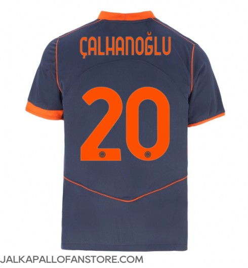 Inter Milan Hakan Calhanoglu #20 Kolmaspaita 2025-26 Lyhythihainen Inter Milan Hakan Calhanoglu #20 Kolmaspaita 2025-26 Lyhythihainen